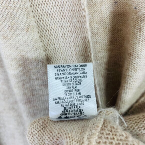 Costa Blanca cotton, nylon, angora Cardigan Knit Sweater color beige - large - Picture 15 of 16